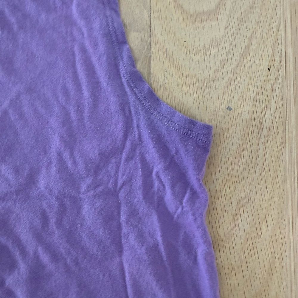 Peloton Women's Purple Muscle Tee - Picture 5 of 5